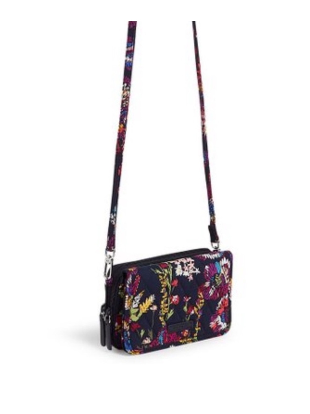 Vera Bradley Midnight Wildflowers RFID Three-In-One Crossbody Bag NWT
